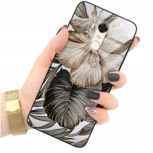ETUI GLASS do XIAOMI REDMI 5 Kwiaty Damskie Wzory