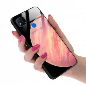 Etui Glass do XIAOMI REDMI 9C Kwiaty Flower Wzory