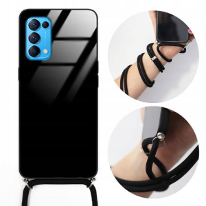 Etui CROSSGLAM do OPPO RENO 5 Case Czarny Sznurek