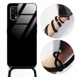 Etui CROSSGLAM do REALME X7 Obudowa Czarny Sznurek