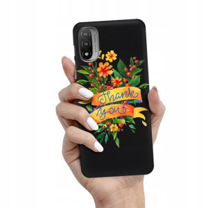 Etui Matowe Czarne do MOTOROLA E20 Modne Mix Wzory