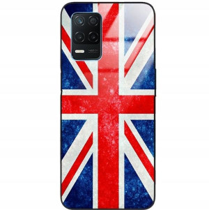 Etui Glass Do REALME 8 5G Podróże Świat Mix Wzorów