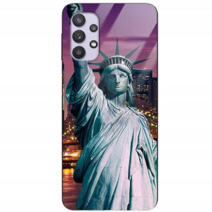Etui Glass Do SAMSUNG M32 5G Podróże Świat Wzory