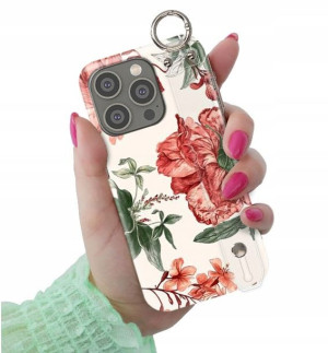 ETUI PASEK do iPHONE 14 PRO Kwiaty Damskie Wzory
