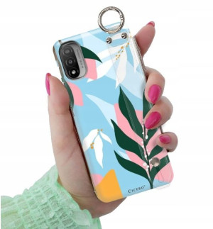 ETUI PASEK do MOTOROLA E20 Kwiaty Damskie Wzory