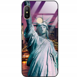 Etui Glass Do XIAOMI MI A2 LITE Podróże Top Wzory