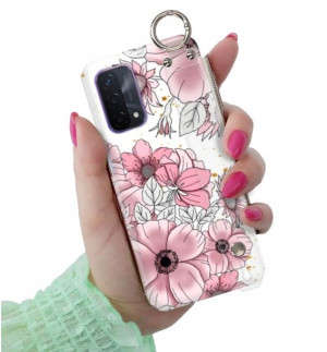 ETUI PASEK do OPPO A54S Kwiaty Damskie Dużo Wzorów