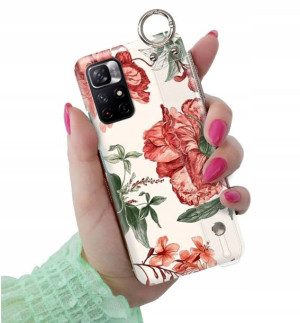ETUI PASEK do XIAOMI REDMI NOTE 11 Kwiaty Wzory