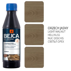 Bejca Do Drewna Rustykalna Spirytusowa ORZECH JASNY 2l Dragon (10X0,2L)