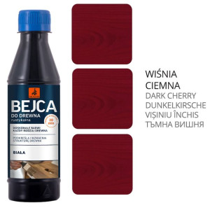 Bejca Do Drewna Rustykalna Spirytusowa WIŚNIA CIEMNA 2l Dragon (10X0,2)
