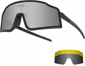 Okulary Sportowe Rowerowe Queshark TR90 QE54-B