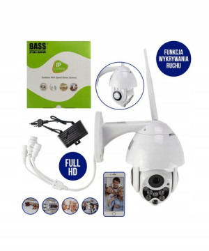 Kamera Zewnętrzna Obrotowa Ip Wifi 4x Zoom Full Hd