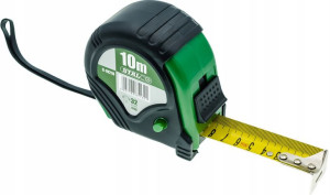 Miara Zwijana Gumowana Metrówka 10mx32mm Stalco