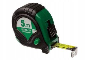 Miara Zwijana Gumowana Metrówka 5m Stalco S-10205