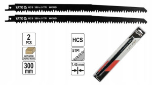 Brzeszczoty Do Gałęzi Hcs 300mm 5tpi 2szt Yato