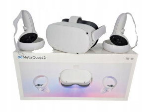 Oculus Quest 2 128gb Gogle Vr + 2 Pady + Nakładka