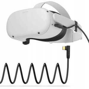 Oculus Quest 2 128gb Gogle Vr + 2 Pady +kabel Link
