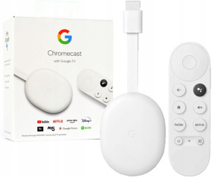 Odtwarzacz Chromecast 4K do TV gogli VR Quest