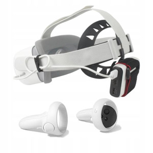 Opaska, gąbka + kabel na powerbank do Oculus Quest