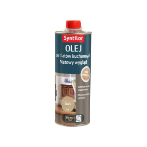 Olej do blatów kuchennych 0.5 l Szary SYNTILOR