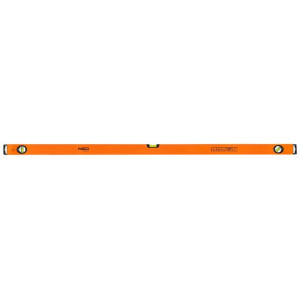Poziomnica aluminiowa, 3 libelle, frezowana dolna powierzchnia, 150 cm