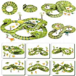 TOR SAMOCHODOWY DINOZAUR 240el. zabawki na prezent