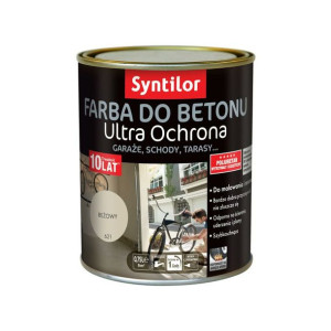 Farba do betonu ULTRA OCHRONA 0.75l Beżowy SYNTILOR