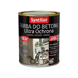 Farba do betonu ULTRA OCHRONA 0.75 l Brązowy SYNTILOR