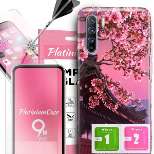 ETUI+9H do OPPO RENO 3 Kobiece Kwiaty Top Wzory