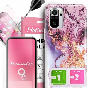 ETUI+Szkło 9H do XIAOMI REDMI NOTE 10S Rose Wzory