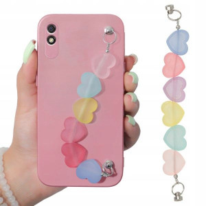 Etui Metallic Różowy Łańcuszek do XIAOMI REDMI 9A