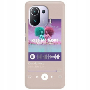 Etui Matowe do XIAOMI MI 11 PRO Nude RÓŻ Top Wzory