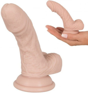 Dildo silikonowe z przyssawką 14,5 cm