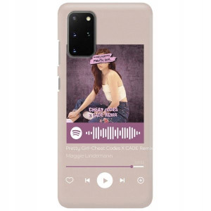 Etui Matowe do SAMSUNG S20 PLUS Nude RÓŻ Top Wzory