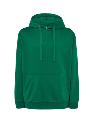 Bluza dresowa robocza męska z kapturem kolor zielony roz.XXL