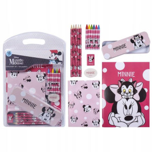 Zestaw akcesoriów szkolnych Myszka Minnie
