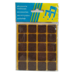 Filcowa podkładka pod meble kwadrat 20x20 mm 20 sztuk WYPRZEDAŻ!
