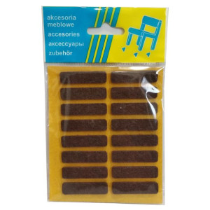 Filcowa podkładka pod meble prostokąt 40x10 mm 16 sztuk WYPRZEDAŻ!