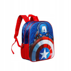 Plecak Premium 3D Kapitan Ameryka Avengers !