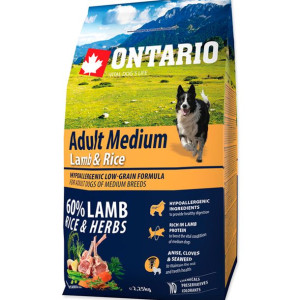 Ontario Adult Medium Lamb 2,25kg