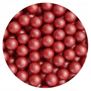 POSYPKA PEREŁKI CUKROWE czerwone 7mm - 50g