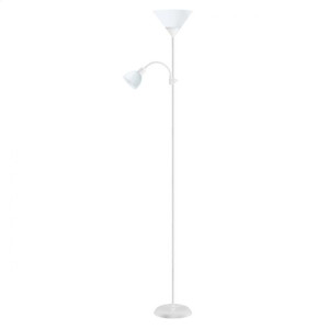 Platinet Floor Lamp Lampa Podłogowa E27+e14 White [45177]