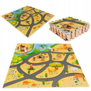 Mata Piankowa Dla Dzieci Puzzle Edukacyjna Safari