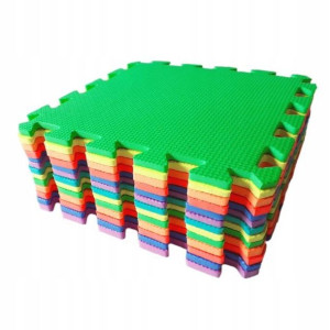 Duże Puzzle Piankowe Mocne Mata Dywan 16 Sztuk