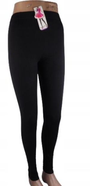 Legginsy damskie bawełna czarne r. S