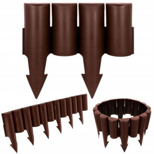 Obrzeże ogrodowe palisada plastikowa płotek 25 cm