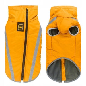 Zimowe ocieplane ubranko dla psa odblask S 26 cm