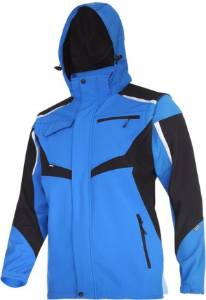 Kurtka softshell z kapt. i odp. rękaw.,nieb-cza,"l",ce,lahti