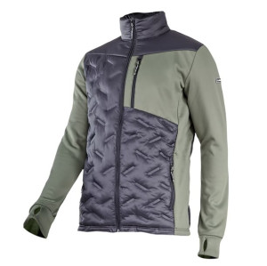 Bluza ocieplana czarno-zielona, "s", ce, lahti