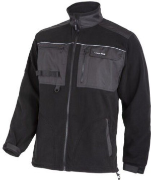 Bluza polar. ze wzmocnieniami czarna, 420g/m2,"2xl",ce,lahti